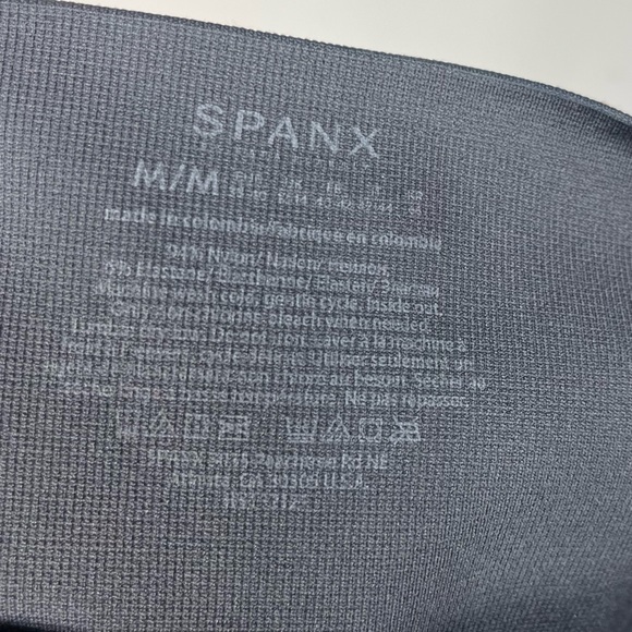 Spanx Look At Me Now Camo Seamless Cropped Leggings M Ankle Length High Rise - Picture 7 of 12